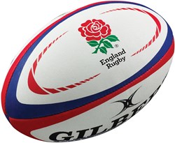 Gilbert ballon de rugby réplique Angleterre taille 5 - ballon d'entraînement officiel