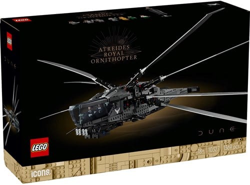 LEGO Icons Dune Atreides Royal Ornithopter set de construction pour adultes - réplique du film