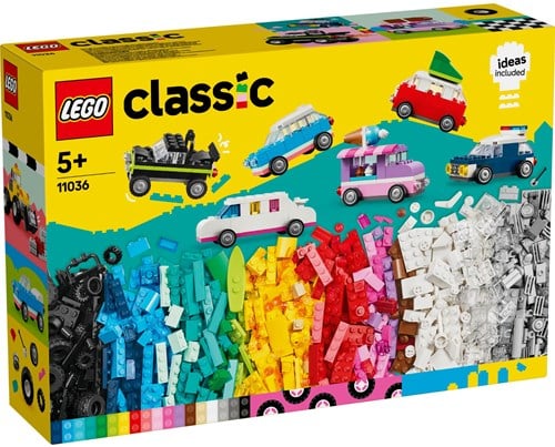 LEGO Classic coffret de construction véhicules créatifs - 900 briques - 11036