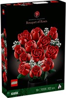 LEGO Icons Bouquet de Roses - Set de Fleurs Décoratif 10328