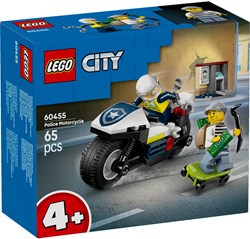 LEGO City poursuite police moto set de construction - 60455 jouet