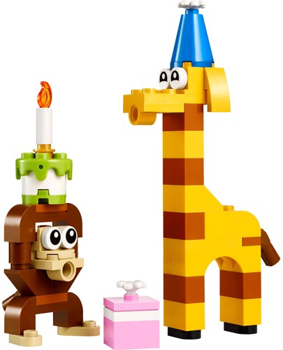 LEGO Creator set de construction animaux de fête d'anniversaire - jouet coloré-2