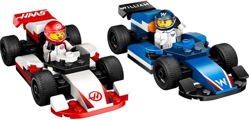 LEGO City 60464 F1 Williams Racing En Haas F1 Racewagens-2