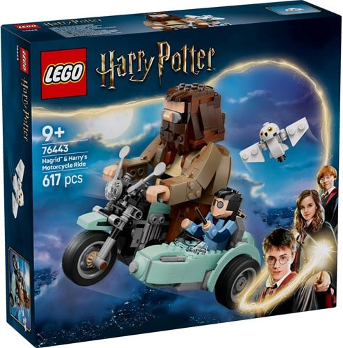 LEGO 76443 Harry Potter Hagrid en Harry's rit op  de motor