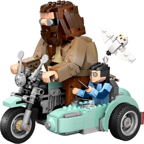 LEGO 76443 Harry Potter Hagrid en Harry's rit op  de motor-2