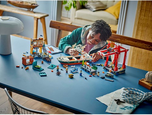 LEGO City port navire marchand set de construction - jouet 60422-3