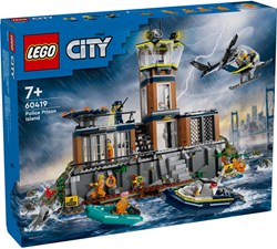 LEGO City jouet police île prison coffret de construction 60419 - aventure