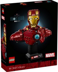 LEGO Marvel Buste Iron Man MK4 - Set de construction pour adultes - 76327