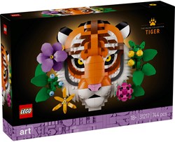 LEGO Art set de construction Tigre - Collection Faune décoration adulte