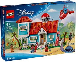LEGO Disney coffret de construction maison de plage Lilo et Stitch - 43268 maison de poupée