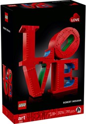 LEGO Art LOVE Set Pop Art pour Adultes - Décoration d'intérieur