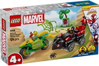 LEGO Marvel Spidey coffret de construction Spin et Electro course poursuite véhicules dinos
