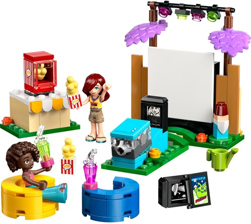 LEGO Friends soirée cinéma set de construction avec figurines et accessoires - 42642-2