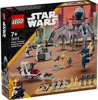 LEGO Star Wars set de construction Clone Trooper Battle Pack avec droïdes 75372