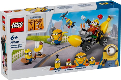 LEGO 75580 Minions en bananenauto