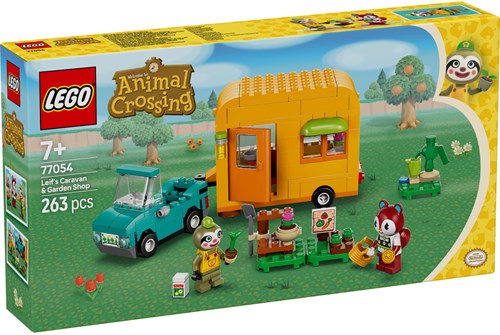 LEGO Animal Crossing set de construction La caravane et la boutique de jardinage de Leif - jouet