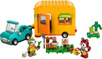 LEGO Animal Crossing set de construction La caravane et la boutique de jardinage de Leif - jouet-2