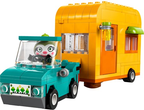 LEGO Animal Crossing set de construction La caravane et la boutique de jardinage de Leif - jouet-3