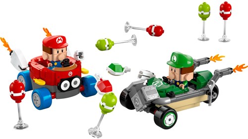LEGO 72034 Super Mario Kart™ – Baby Mario vs. Baby Luigi-2