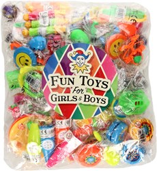 Cadeaux à distribuer jouets set 100 pièces tombola fête enfants