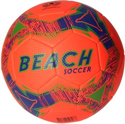 Ballon de plage football taille 5 rouge pour enfants