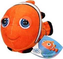Lobbes peluche poisson-clown - grande tête - 25cm - peluche douce poisson