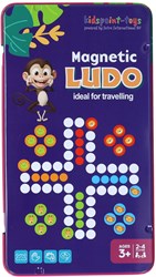 Jeu de voyage ludo magnétique en boîte - jeu compact pour enfants