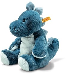 Steiff peluche dinosaure Spott stégosaure bleu clair 28 cm doudou