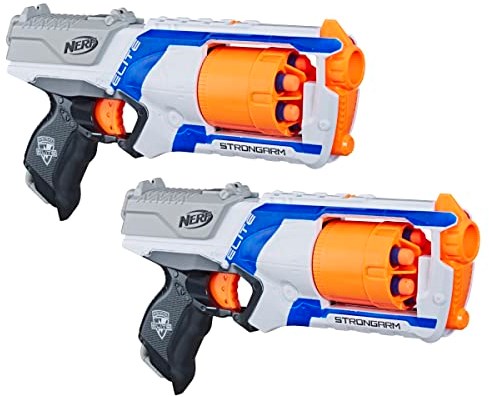 Hasbro Nerf N-Strike Elite Strongarm - Blaster 2 Pack Jouets