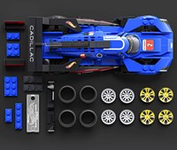 Hot Wheels voiture jouet Cadillac Project GTP Hypercar voiture de course-3
