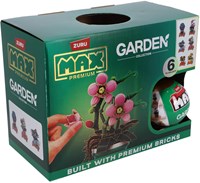 Zuru jouet de construction Max bricks pot plantes - briques colorées jardin-3