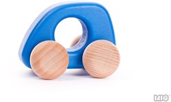 Bajo voiture jouet en bois mini - véhicule durable et coloré