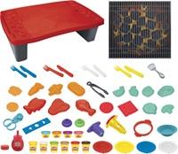 Play-Doh barbecue jouet avec accessoires et pâte à modeler colorée-3