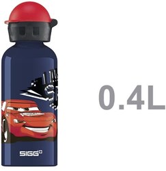 SIGG gourde Cars Speed 0,4L aluminium pour enfants bleu