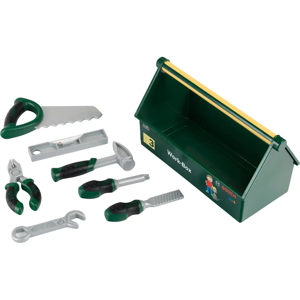 Klein boîte à outils jouet Bosch - 7 pièces - outils pour enfants