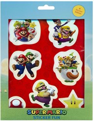 van der Meulen set de stickers Super Mario - 8 feuilles - autocollants décoration
