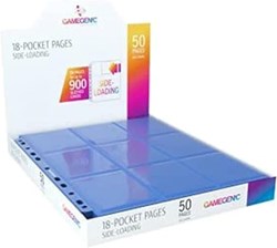 Gamegenic classeur cartes Sideloading 18 pochettes bleu 50 feuilles