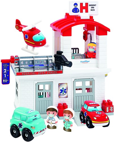 Abrick hôpital avec accessoires - set de jeu pour enfants-2