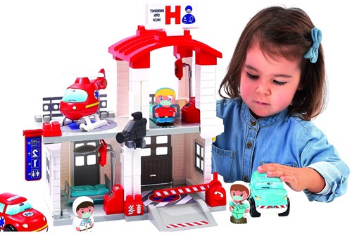 Abrick hôpital avec accessoires - set de jeu pour enfants-3