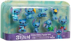 Stitch figurines de jeu - set de 8 pièces - collection jouets Disney