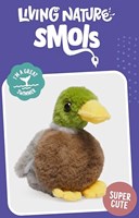 Living Nature peluche SMOLS Canard Colvert peluche écologique-2