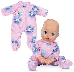 Baby Annabell vêtement poupée grenouillère rose 43cm fleuri