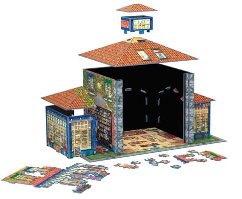 Eurographics puzzle 3D Book Shop - puzzle 1100 pièces-3