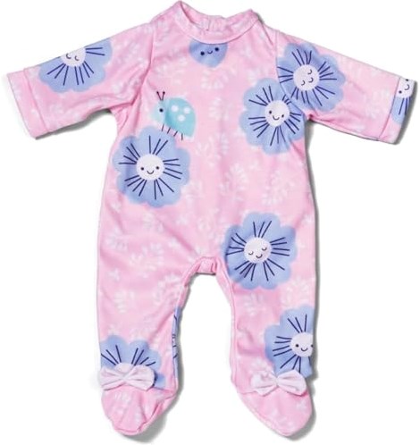 Baby Annabell vêtement poupée grenouillère rose 43cm fleuri-3