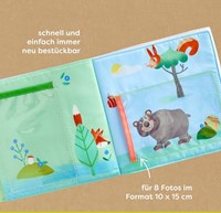 Haba album photo bébé amis de la forêt livre en tissu doux pour bébés-2