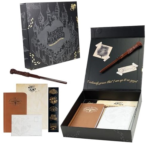 Harry Potter coffret souvenir set de papeterie Marauders Map lieu magique