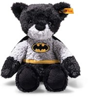 Steiff Batman peluche super-héros ours en peluche - jouet câlin 29 cm noir