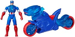 Hasbro Avengers figurine d'action Captain America Shield-Shot Cycle moto jouet