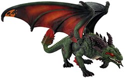 Bullyland Forest Dragon Fafnir - Figurine Dragon 20,5 cm Sans PVC