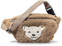 Steiff sac banane en peluche ours brun avec couineur - sac enfant 20 cm